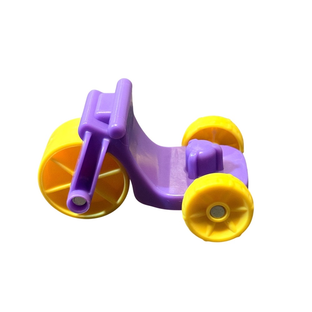 Fisher Price Vintage Little People Big Helpers Tricycle, Purple Yellow